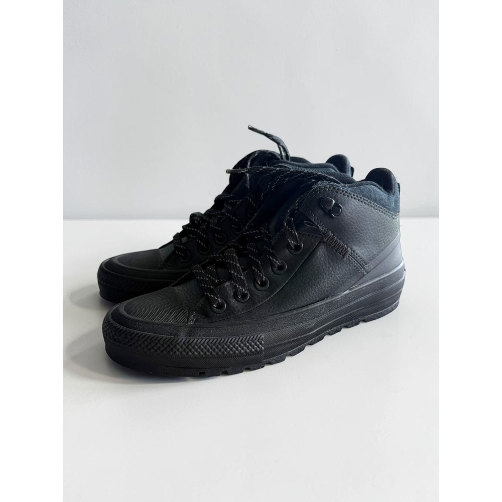 Converse Chuck Taylor All Star City Trek Boots Men 5 Black Mid Top New W/O Box
